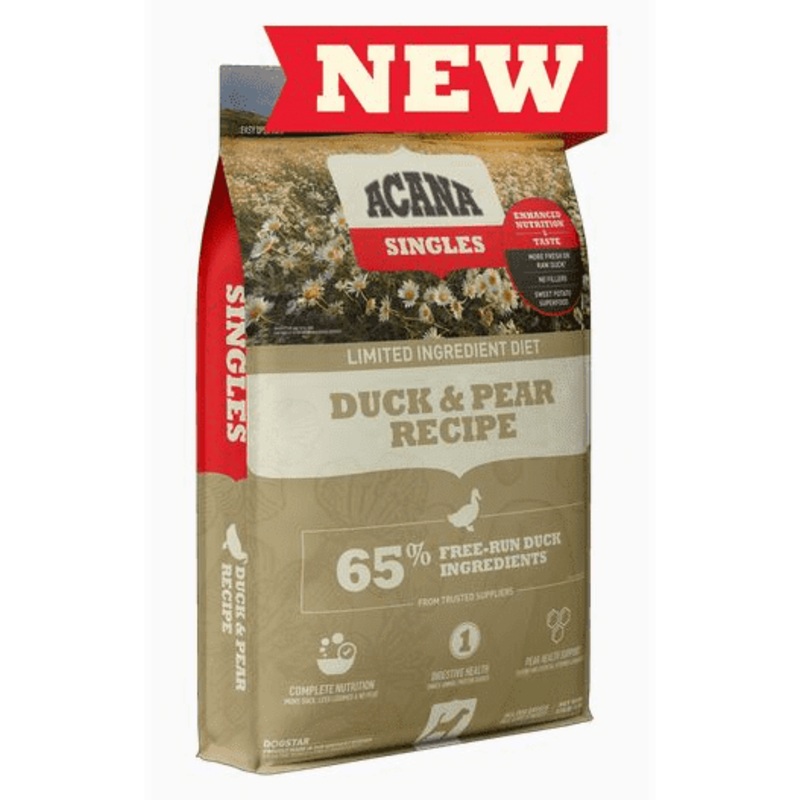Acana Singles Duck & Pear Grain-Free Dry Dog Food 4.5 Lb