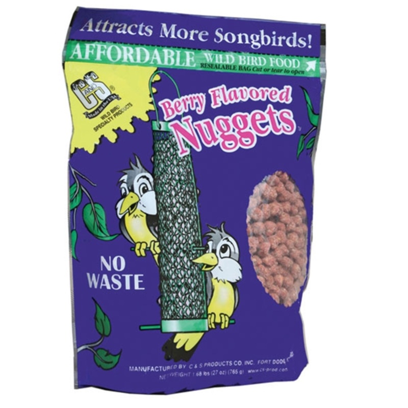 C&S Berry Flavored Suet Nuggets 27 oz