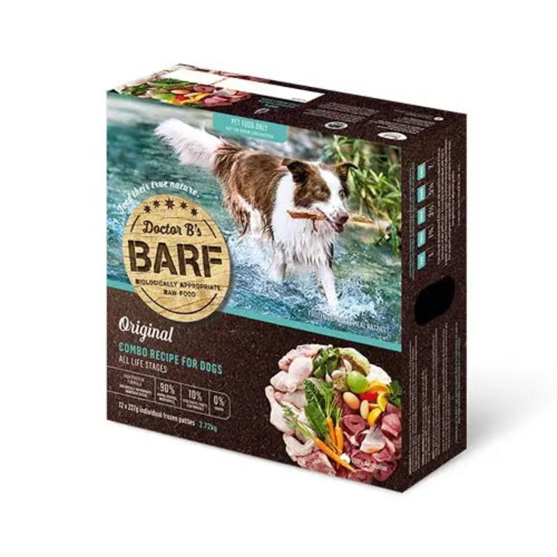 Doctor B’s Barf Raw Dog Food Combo 2.72kg 12pk