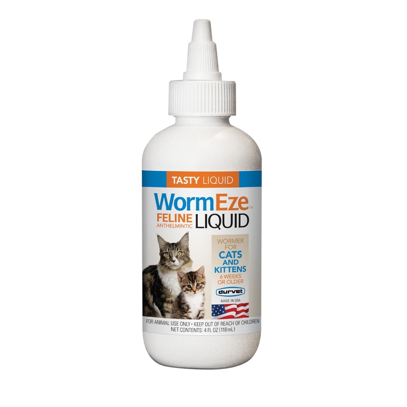 Durvet WormEze Liquid for Cats & Kittens 4-oz