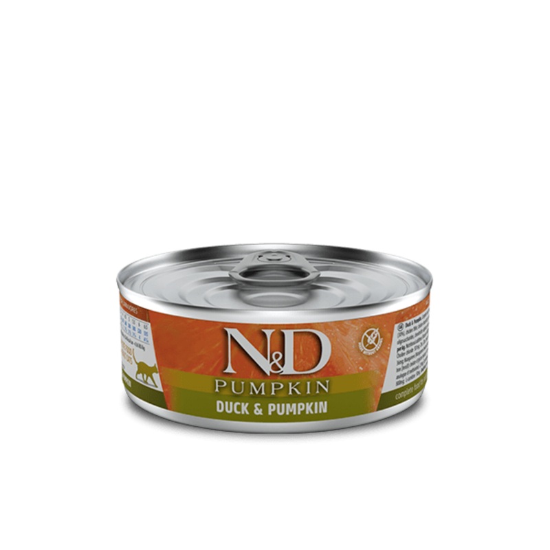Farmina N&D Pumpkin Grain Free Duck & Pumpkin Canned Cat Food 2.8 oz