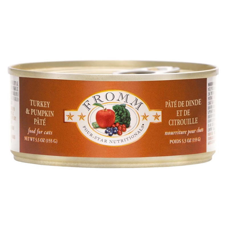 Fromm Four-Star Turkey & Pumpkin Pt Cat Food 5.5 oz