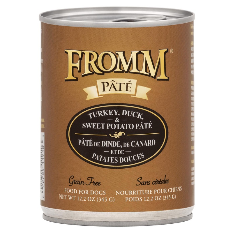 Fromm Grain-Free Turkey, Duck & Sweet Potato Pt Dog Food 12.2 oz, Single Can