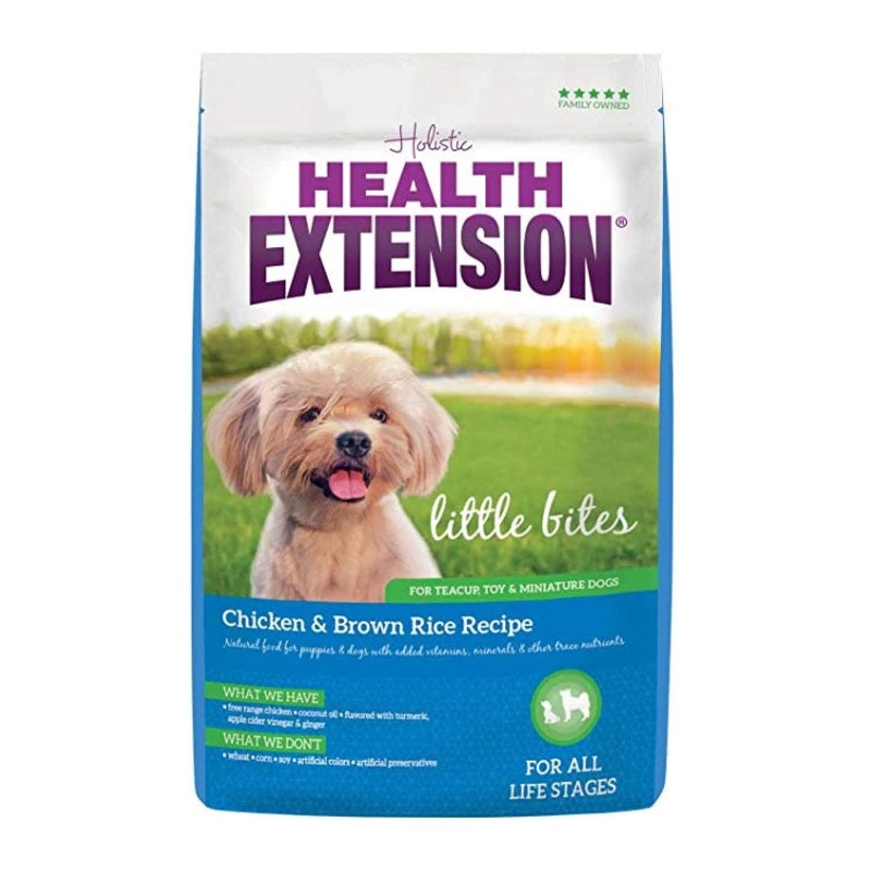 Health Extension Little Bites Chicken & Brown Rice – All Life Stages Dry Dog Food 18 lb.
