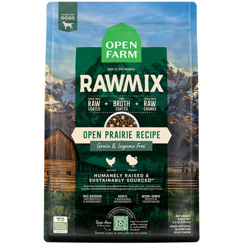 Open Farm Open Prairie Grain-Free RawMix for Dogs