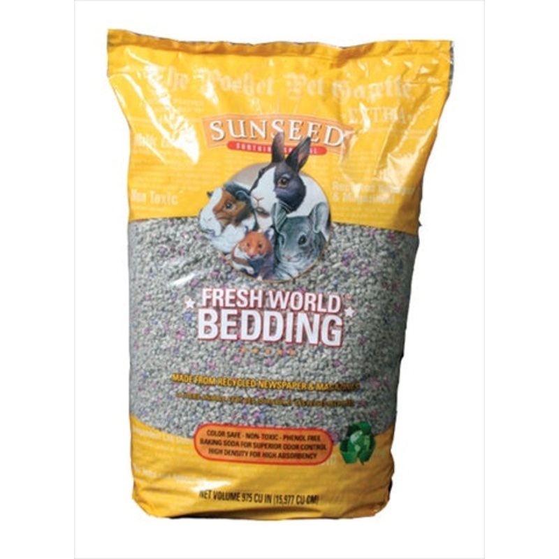 Sunseed Fresh World Bedding Original Baking Soda Formula for Small Animals 975 Cubic Inch