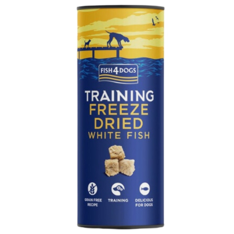 Fish4Dogs Training – Freeze Dried White Fish – 25g