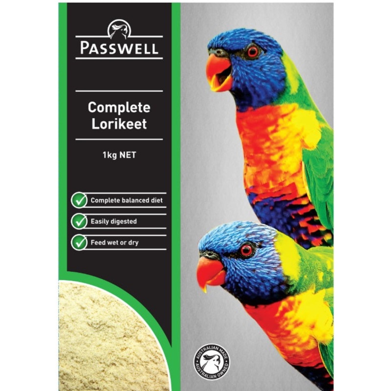 PASSWELL COMPLETE LORIKEET 500G