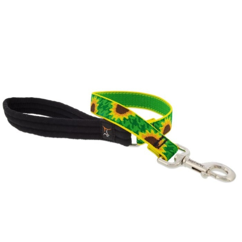 Lupine Dog Leash 3/4″ x 4′ Sunflowers