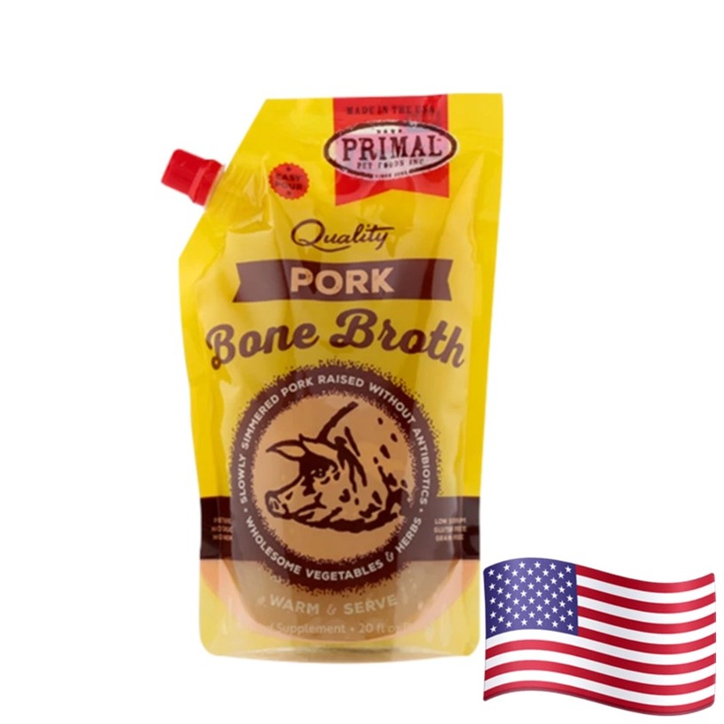 Primal Frozen Pork Bone Broth 20-oz