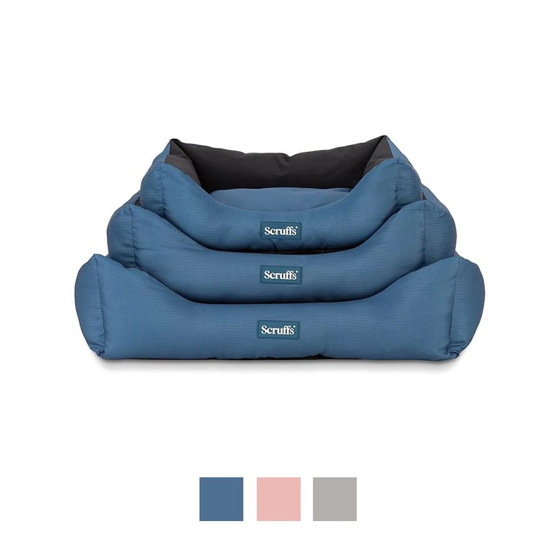 Scruffs Expedition Box Dog Bed – Atlantic Blue Large
