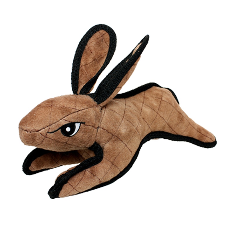Tuffy’s Barnyard Rabbit Dog Toy – Brown