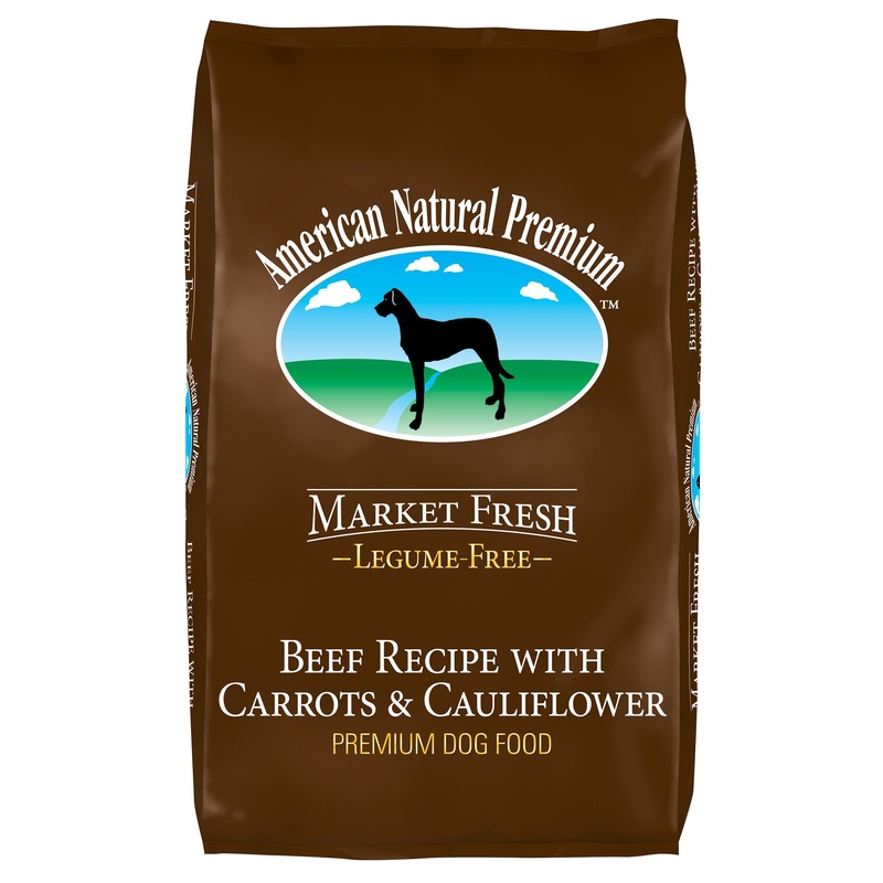 American Natural Premium Market Fresh Beef Recipe with Carrots & Cauliflower Dry Dog Food 4Lb Bag
