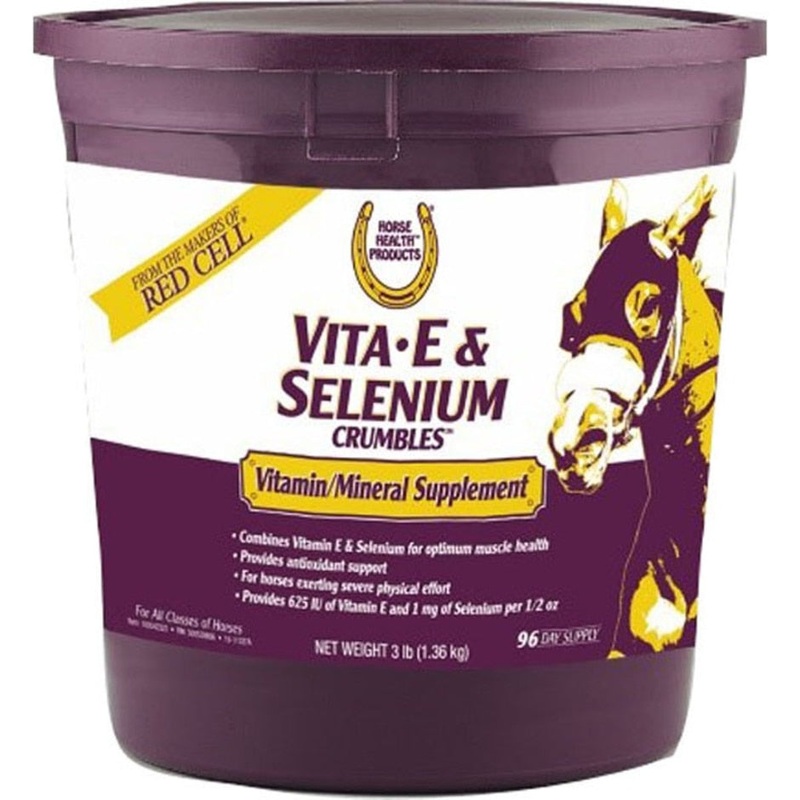 HORSE HEALTH VITA E AND SELENIUM CRUMBLES 3 LB
