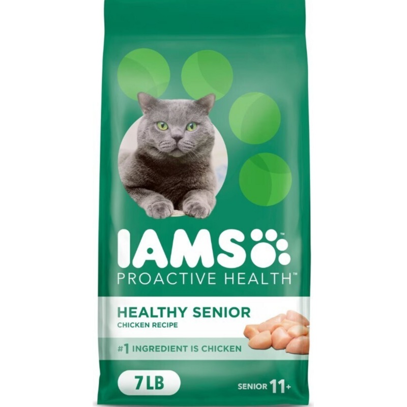 Iams ProActive Health Lively Senior 11+ Chicken Recipe Dry Cat Food
