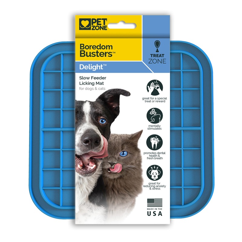 PetZone Hyper Pet Bordom Busterz Blue Lick Mat