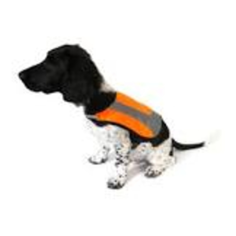 Premium Reflective Dog Coat Orange Medium