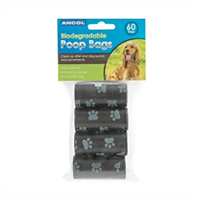 Ancol Refill Poop Bag Rolls 4×15 Bags
