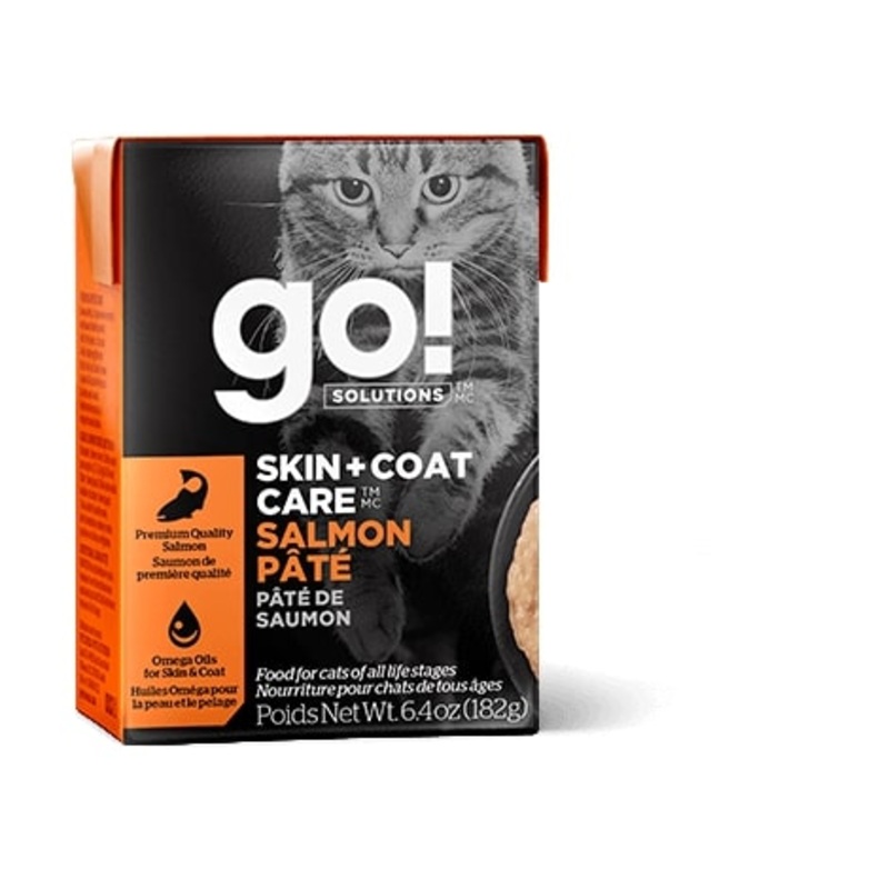 GO! Skin + Coat – Salmon Pate for Cats 6.4oz