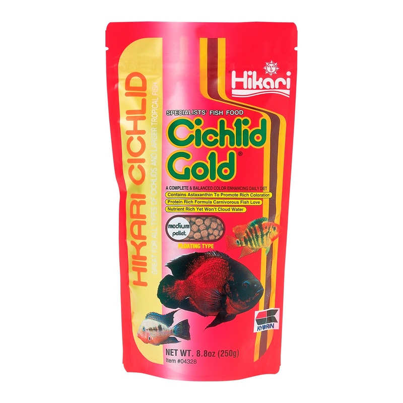 Hikari Cichlid Gold Medium Pellet For A Wide Varity Of Cichlids 8.8 Oz