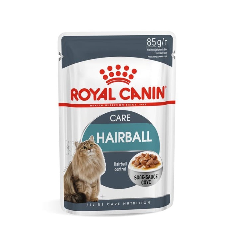 ROYAL CANIN CAT POUCH CARE NUTRITION HAIRBALL CARE GRAVY 85G