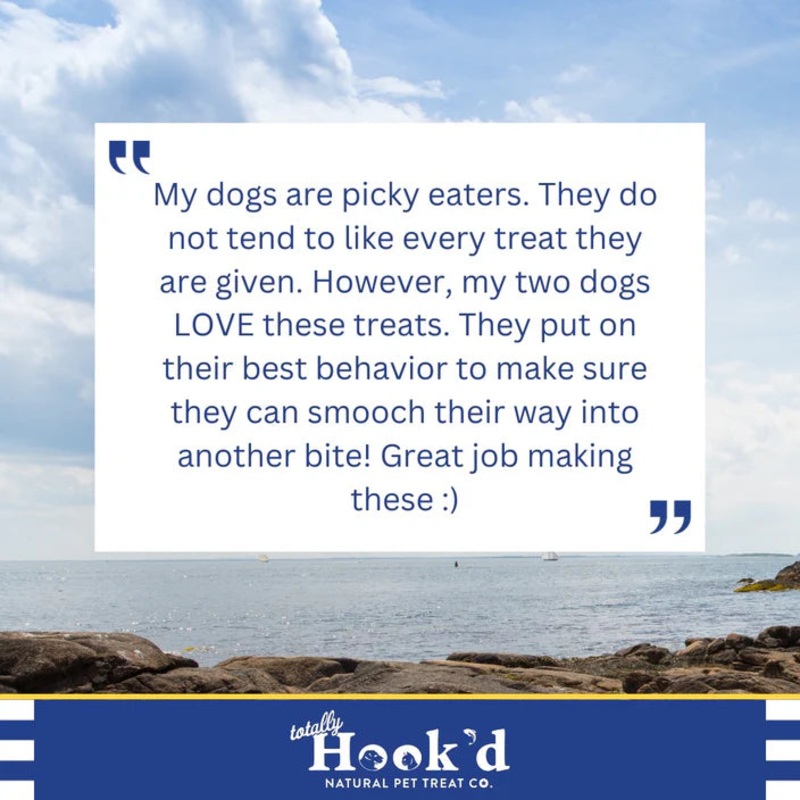 Totally Hook’d Freeze-Dried Scallops Treats for Dogs & Cats 1 oz