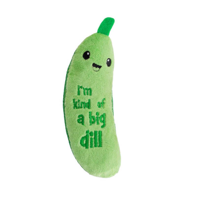 Crunchy Pickle Kicker Catnip Dental Toy