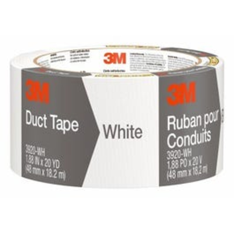 Duct Tape, White, 1.88″ x 20-Yd.