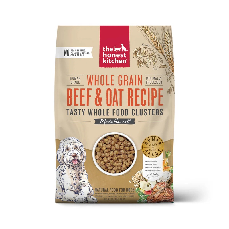 Honest Kitchen Whole Grain Beef & Oat Whole Food Clusters 20lb 20lb