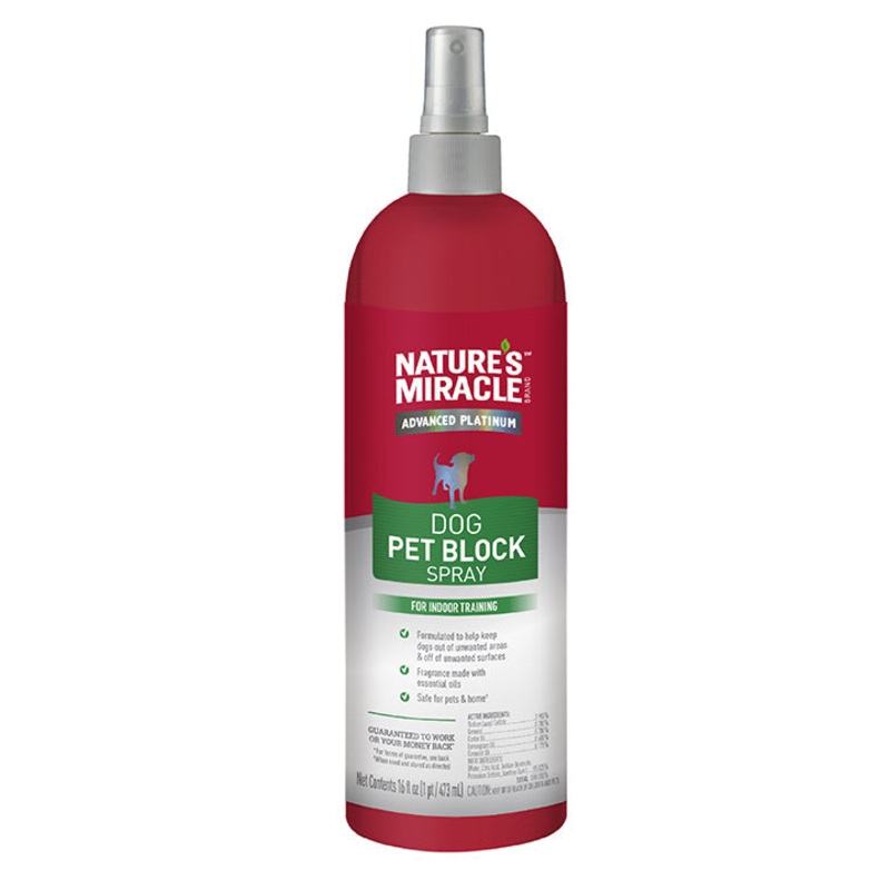 Nature’s Miracle Advanced Platinum Dog Pet Block Spray