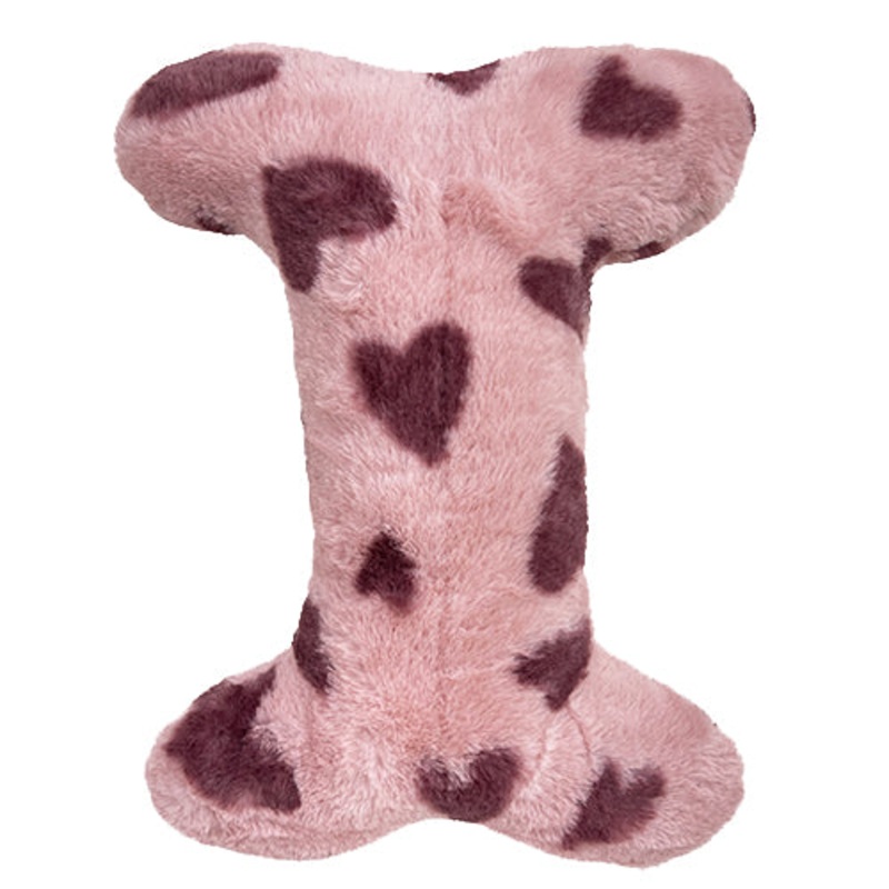 PetLou Love Heart Bone Dog Toy 15″