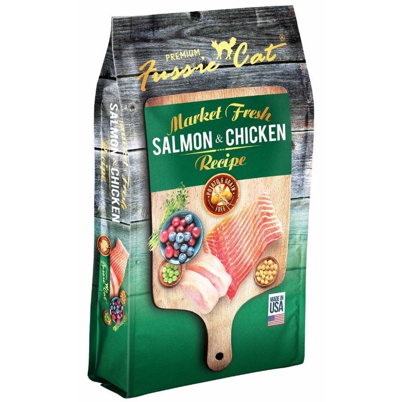 Fussie Cat Market Fresh Grain Free Salmon & Chicken Recipe Dry Cat Food