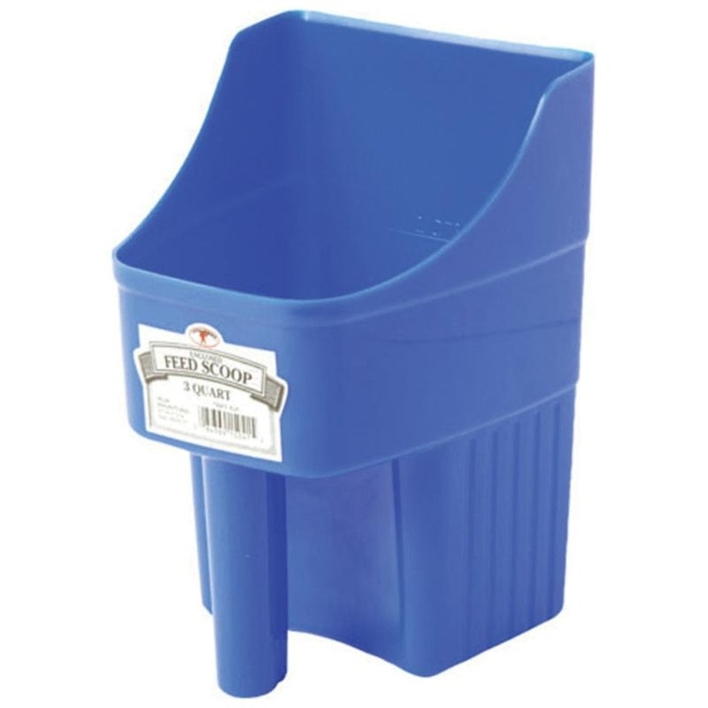 Little Giant 3 Quart Enclosed Feed Scoop YELLOW