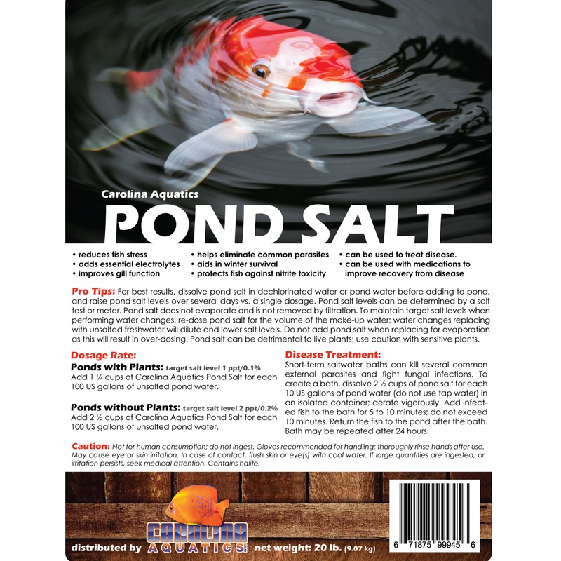 Pond Salt Salt 20 lb bag – for resale