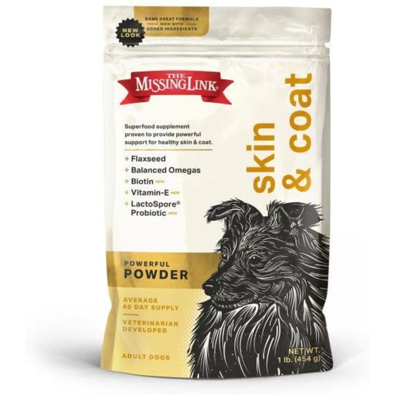 The Missing Link Skin & Coat Powder Supplement for Dogs 1 lb