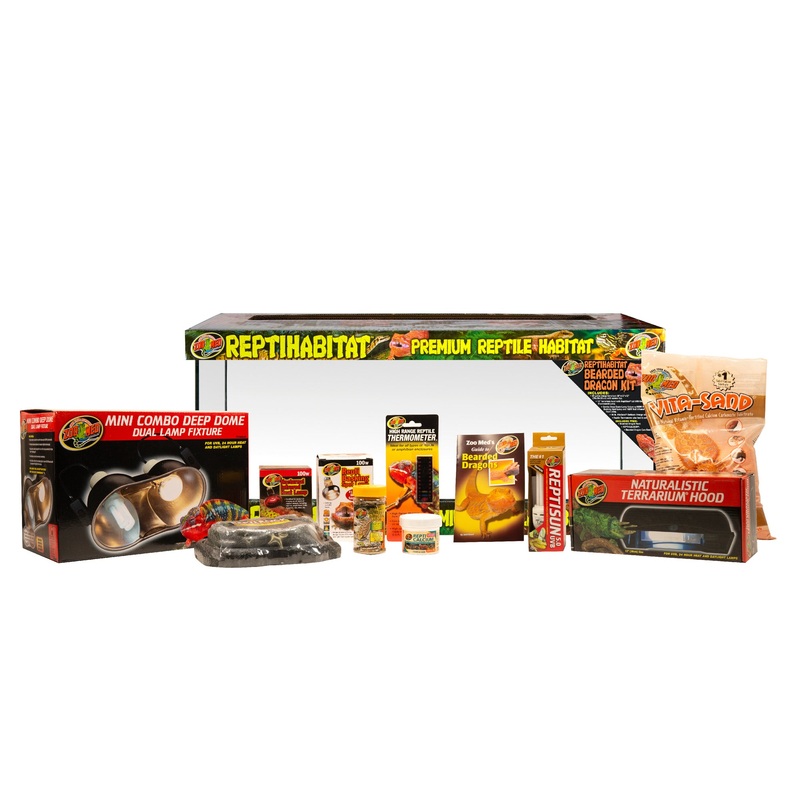 Zoo Med ReptiHabitat Terrarium Kit – Bearded Dragon 20 Gallons 20 Gallons