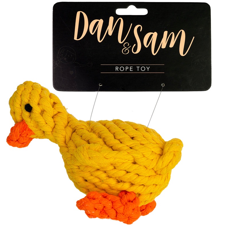 Dan & Sam – Derek the Duck Rope Dog Toy