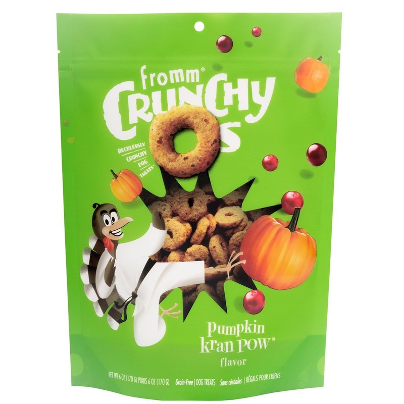 Fromm Crunchy Os Pumpkin Kran Pow Dog Treats 6 oz