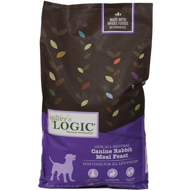 Nature’s Logic Canine Rabbit Meal Feast Dry Dog Food 25 lb