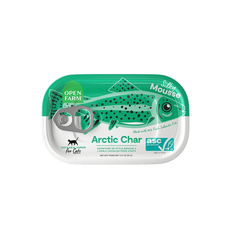 Open Farm Grain Free Arctic Char Wet Topper for Cats 3.17 oz