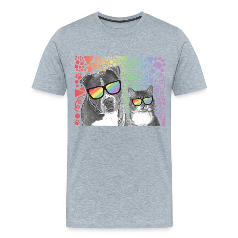 Pride Party Classic Premium T-Shirt heather ice blue S