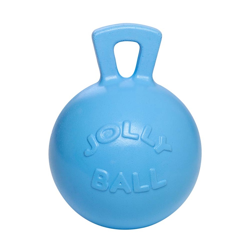 Jolly Pets Tug-n-Toss Fun-Filled Ball Dog Toys Blue Color Large 8 Inch