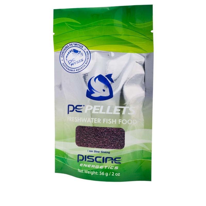 Piscine Energetics PE Pellets Freshwater Fish Food 1 mm 2 oz.