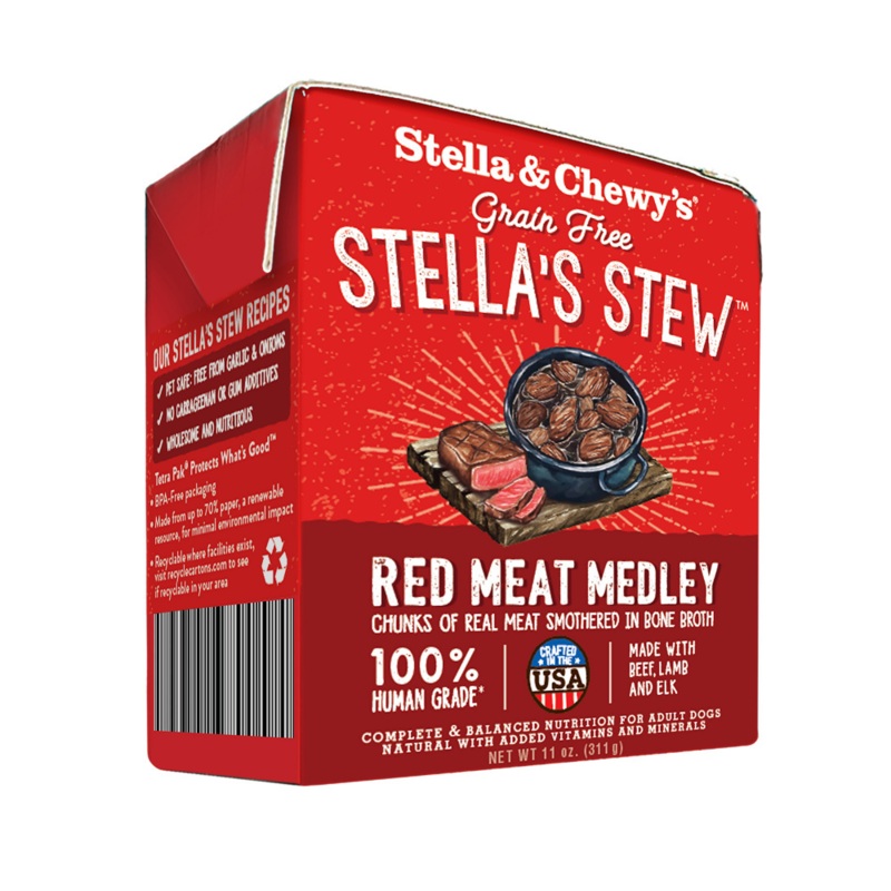 Stella & Chewy’s Stella’s Stew Red Meat Medley Recipe Food Topper for Dogs