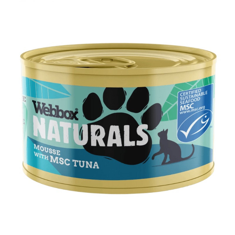 Webbox Naturals Tuna Mousse Wet Cat Food 85g 1 Can