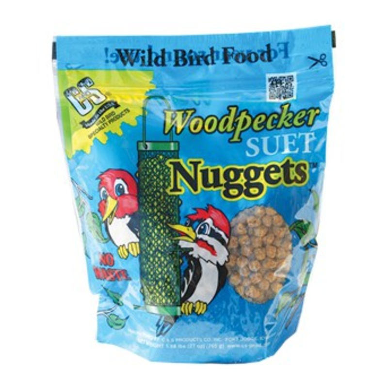 C&S Woodpecker Suet Nuggets 27oz.