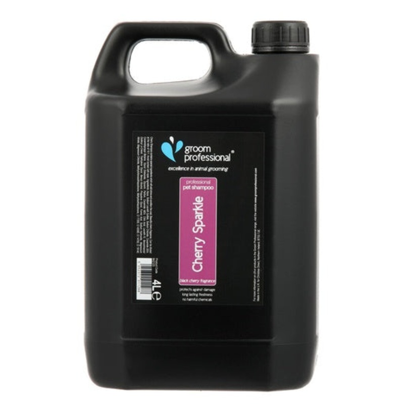 Groom Professional Cherry Sparkle Shampoo[Volume – 4 litre, Flavor – Black cherry]