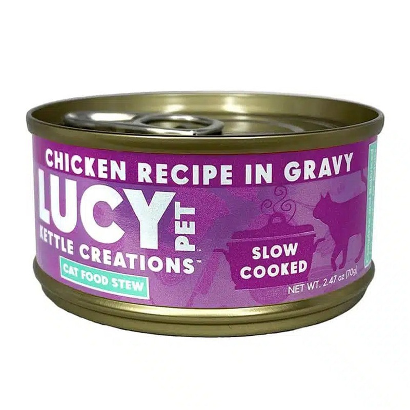 Lucy Pet Chicken Recipe in Gravy Canned Cat Food 2.47oz
