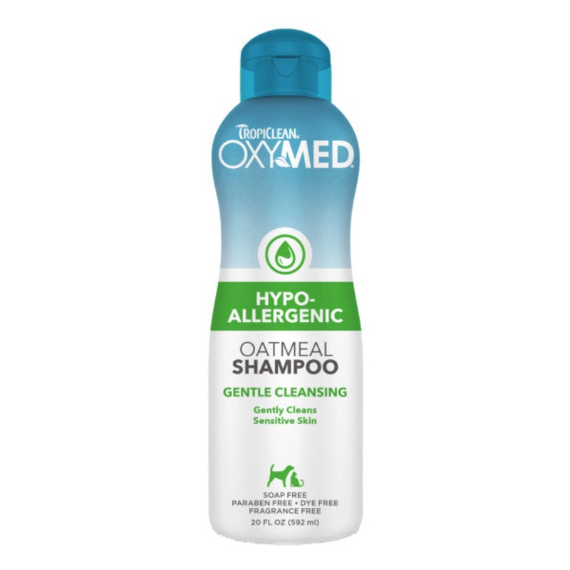 TropiClean OxyMed Hypoallergenic Shampoo for Pets 20 OZ