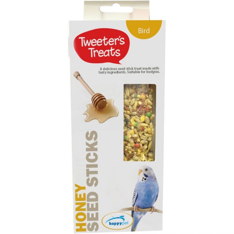 Tweeter’s Treats Seed Sticks for Budgies Honey